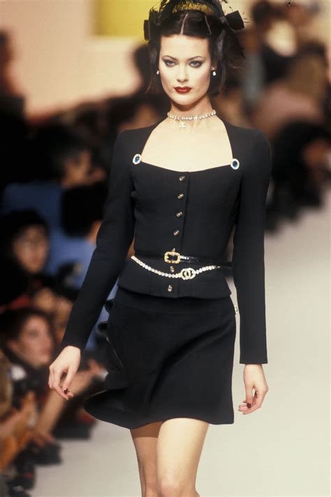 90s chanel fashion show|vintage Chanel fashion.